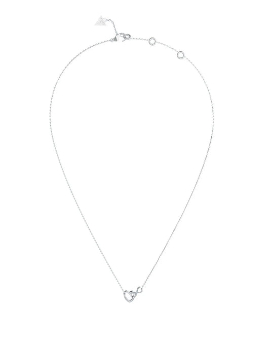 Guess Iconique 16-18" Infinity Heart Necklace