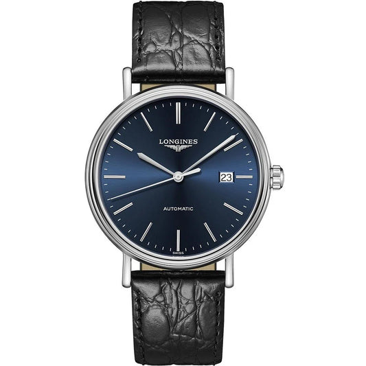 PRESENCE COLLECTION MENS 40MM LEATHER STRAP WATCH