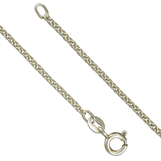 Sterling Silver Oxidised Trace Chain