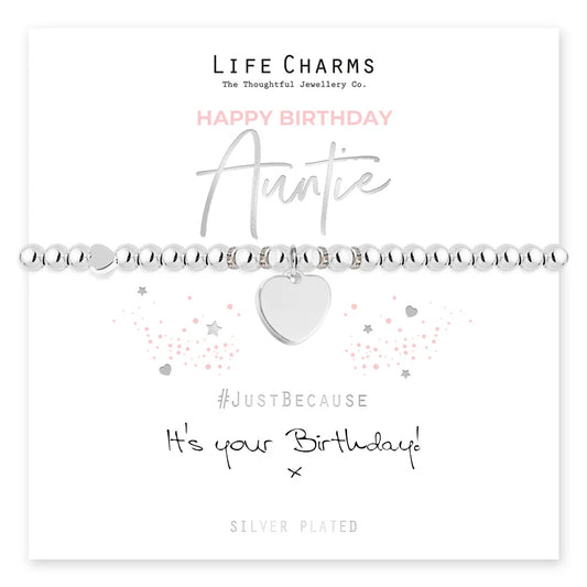 Happy birthday Auntie life charm