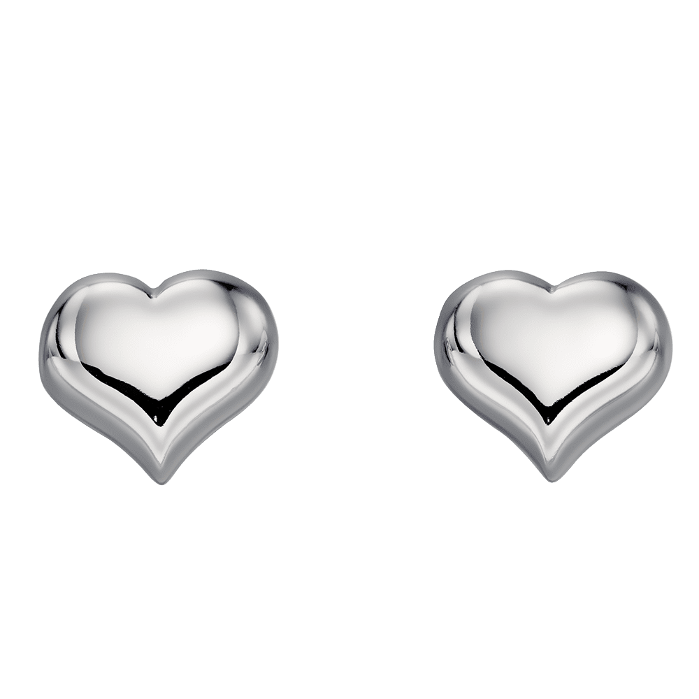 Freya medium heart earrings