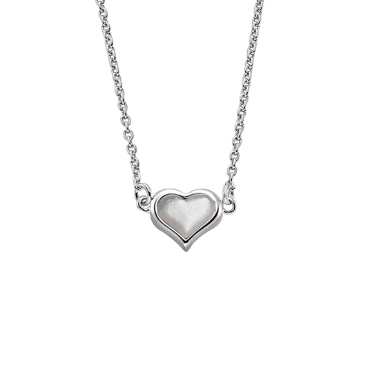 Mother of pearl heart childrens pendant
