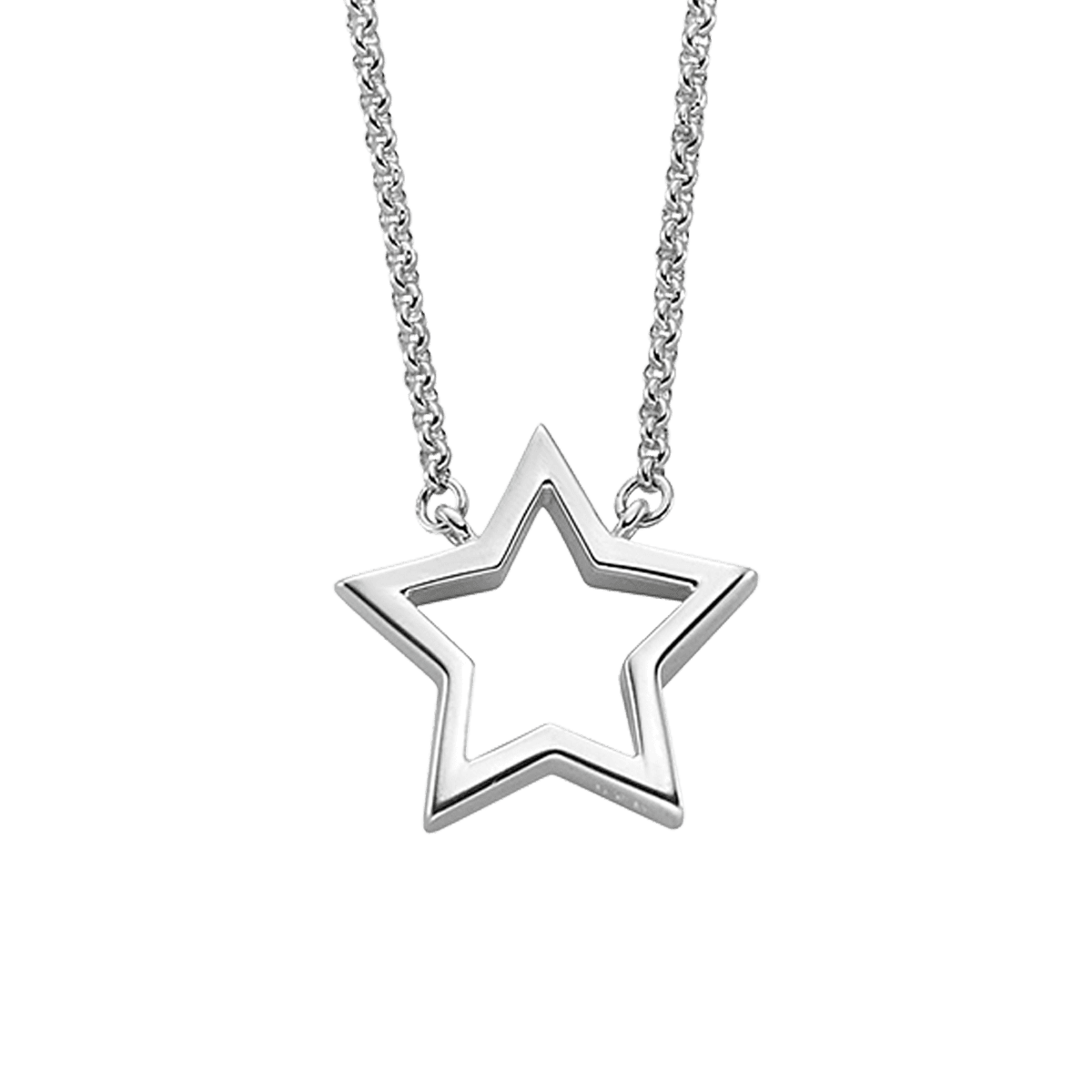 Helene open star necklace