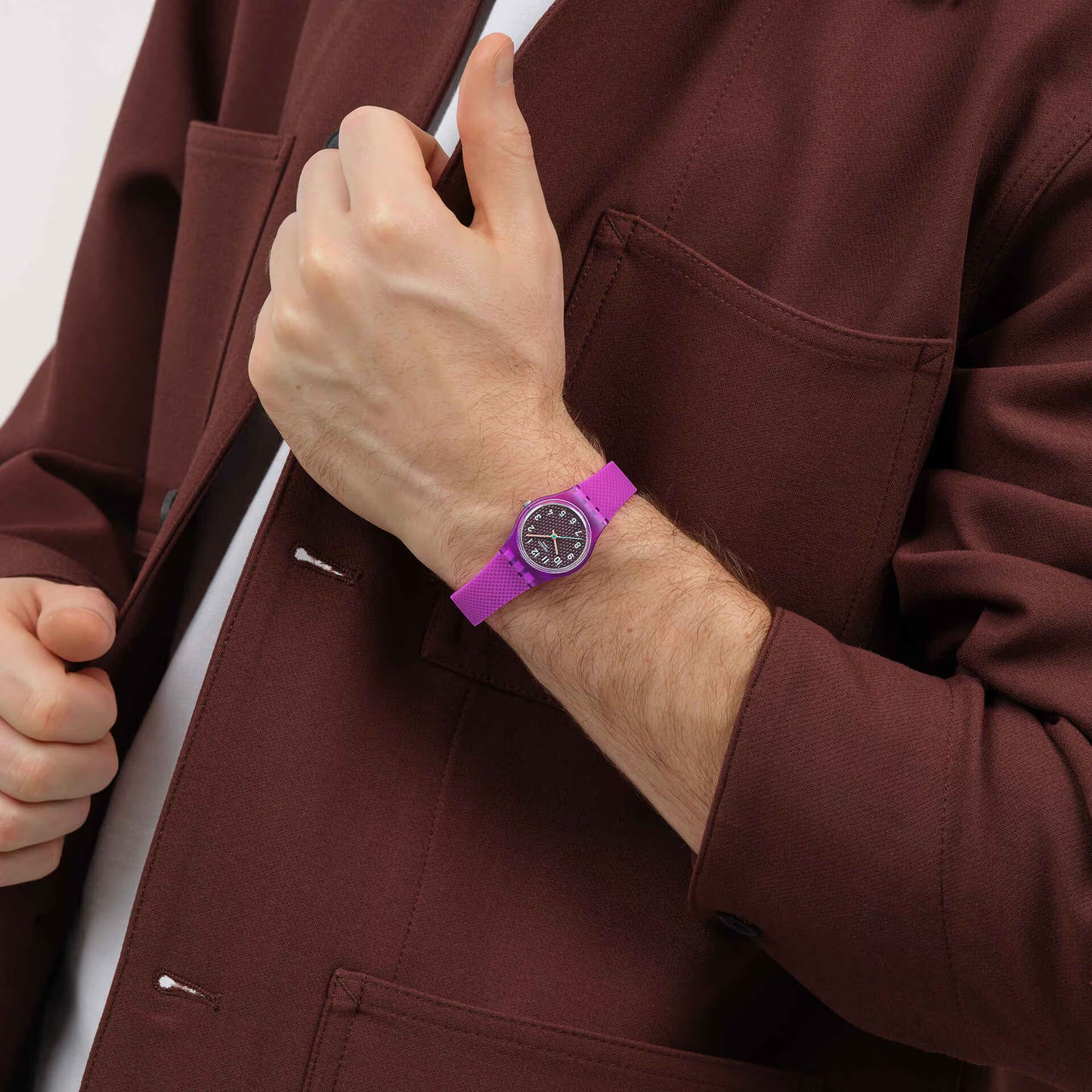 SWATCH Magenta Weave 25mm
