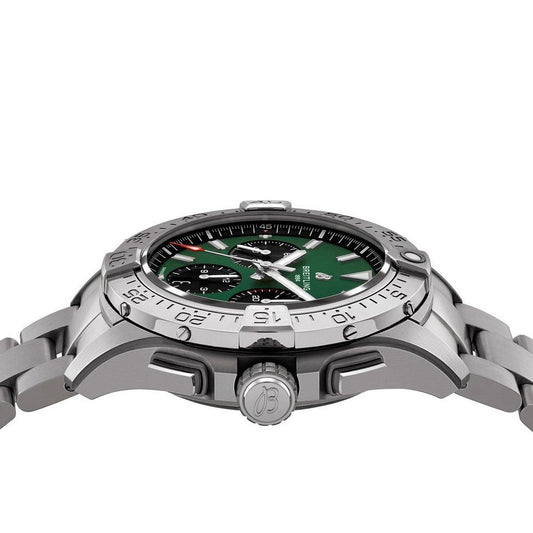 Avenger B01 Chronograph 42 Mens Stainless Steel Green Watch