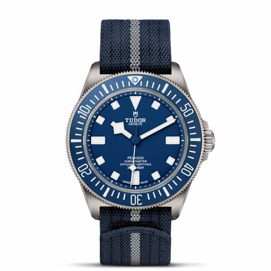 PELAGOS FXD 42mm | Titanium Case Blue Dial