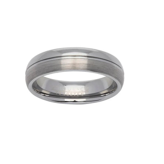 Tungsten Carbide Ring 6mm - Size 64