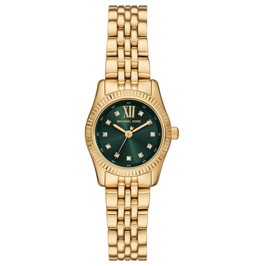 Ladies Petite Lexington Pavé 26mm Gold-Tone Watch