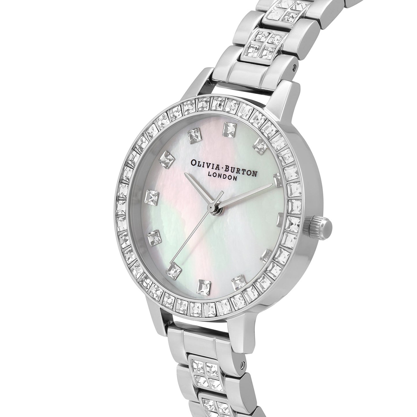Treasure 34mm White & Silver Bracelet Watch