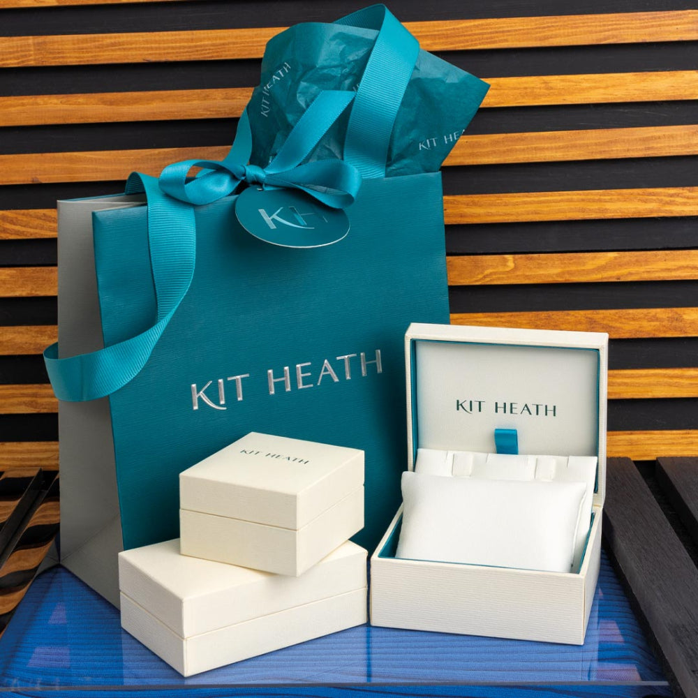 Bevel Trilogy Link Drop Earrings