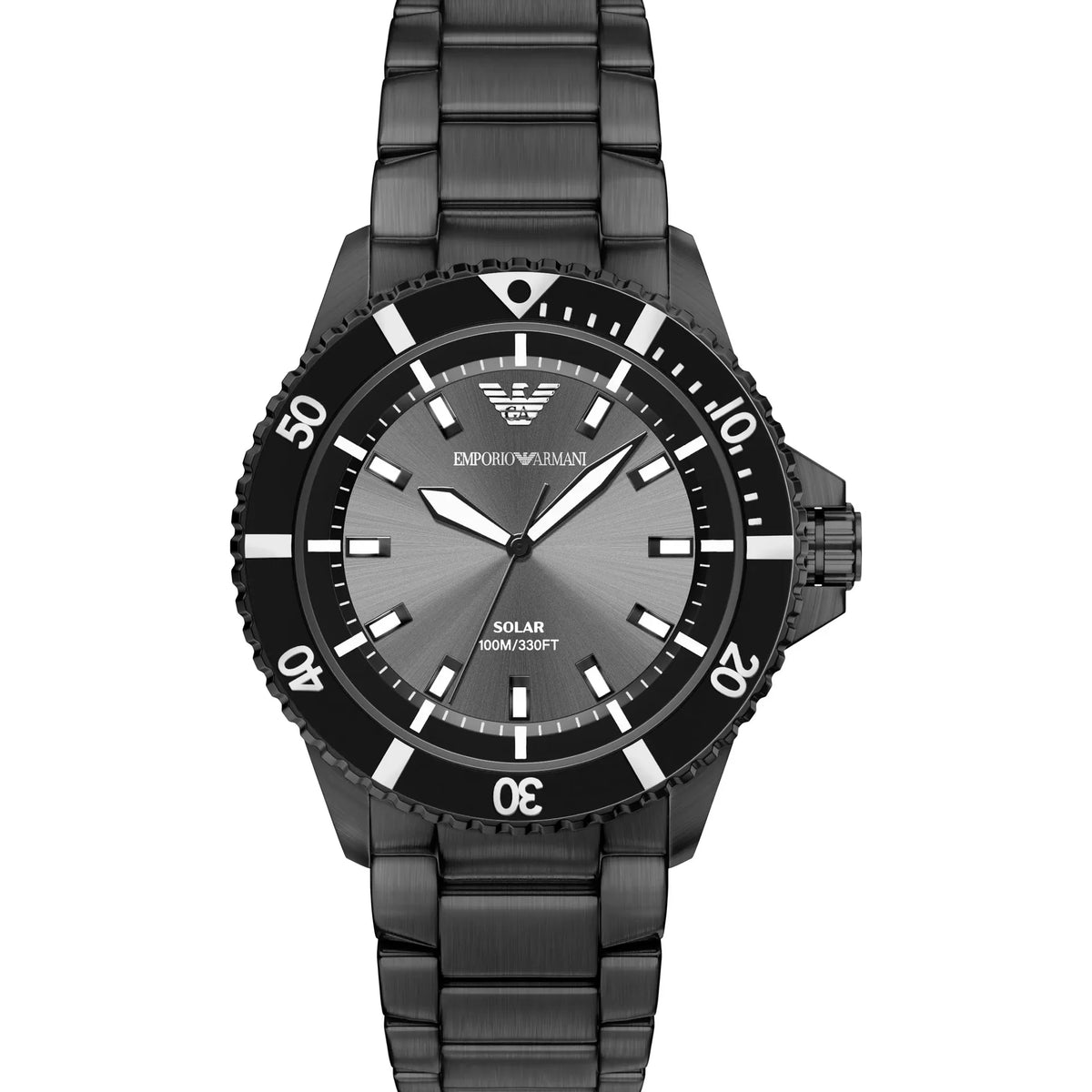 World Explorer 42mm Three-Hand Solar Stainless Steel Watch