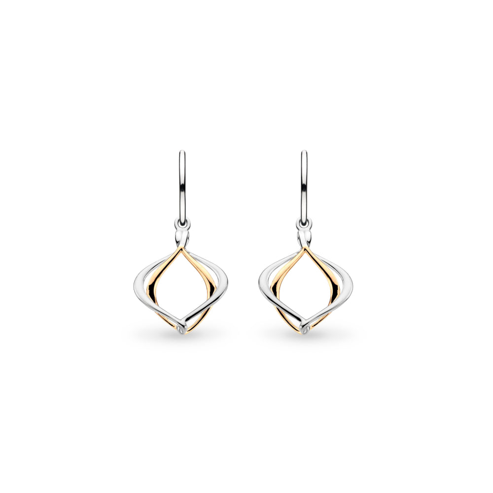 Alicia Golden Petite Drop Earrings