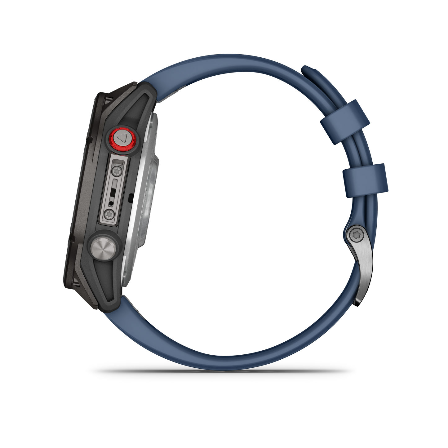 Garmin Quatix 8 Pro 47mm AMOLED Sapphire Titanium Blue Silicone Band