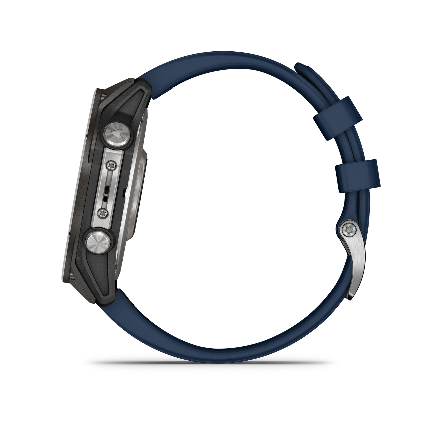 Garmin Quatix 8 47mm AMOLED Sapphire Titanium Blue Silicone Band
