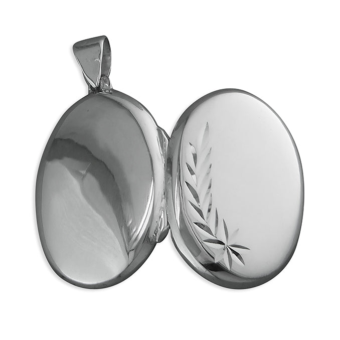 Small Floral Pattern One Side Locket