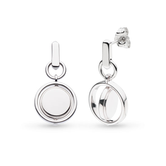 Revival Eclipse Spinner Stud Drop Earrings