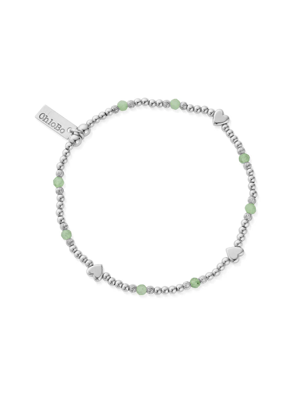 Silver Love Aventurine ChloBo Bracelet