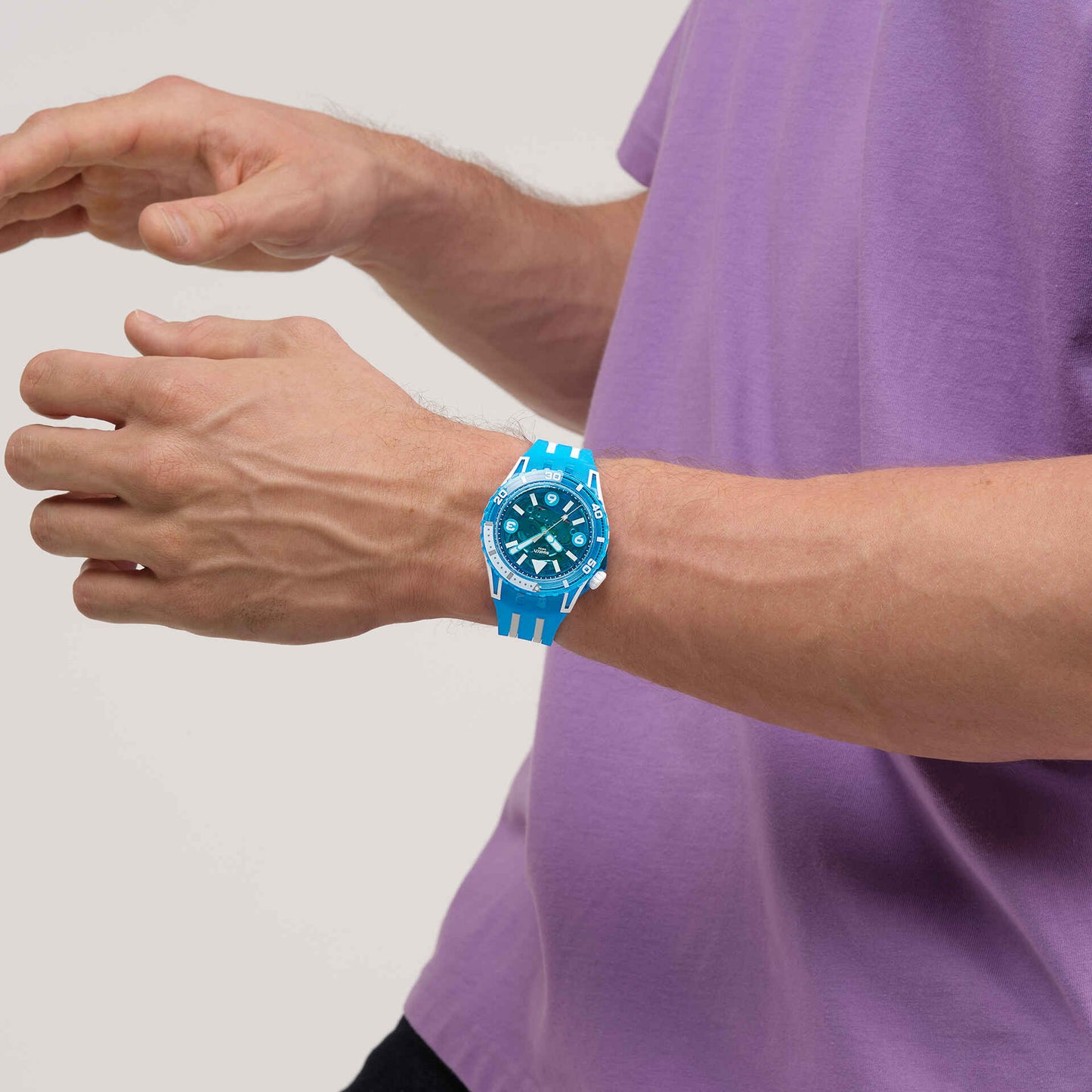 SWATCH Blue Fire 44mm