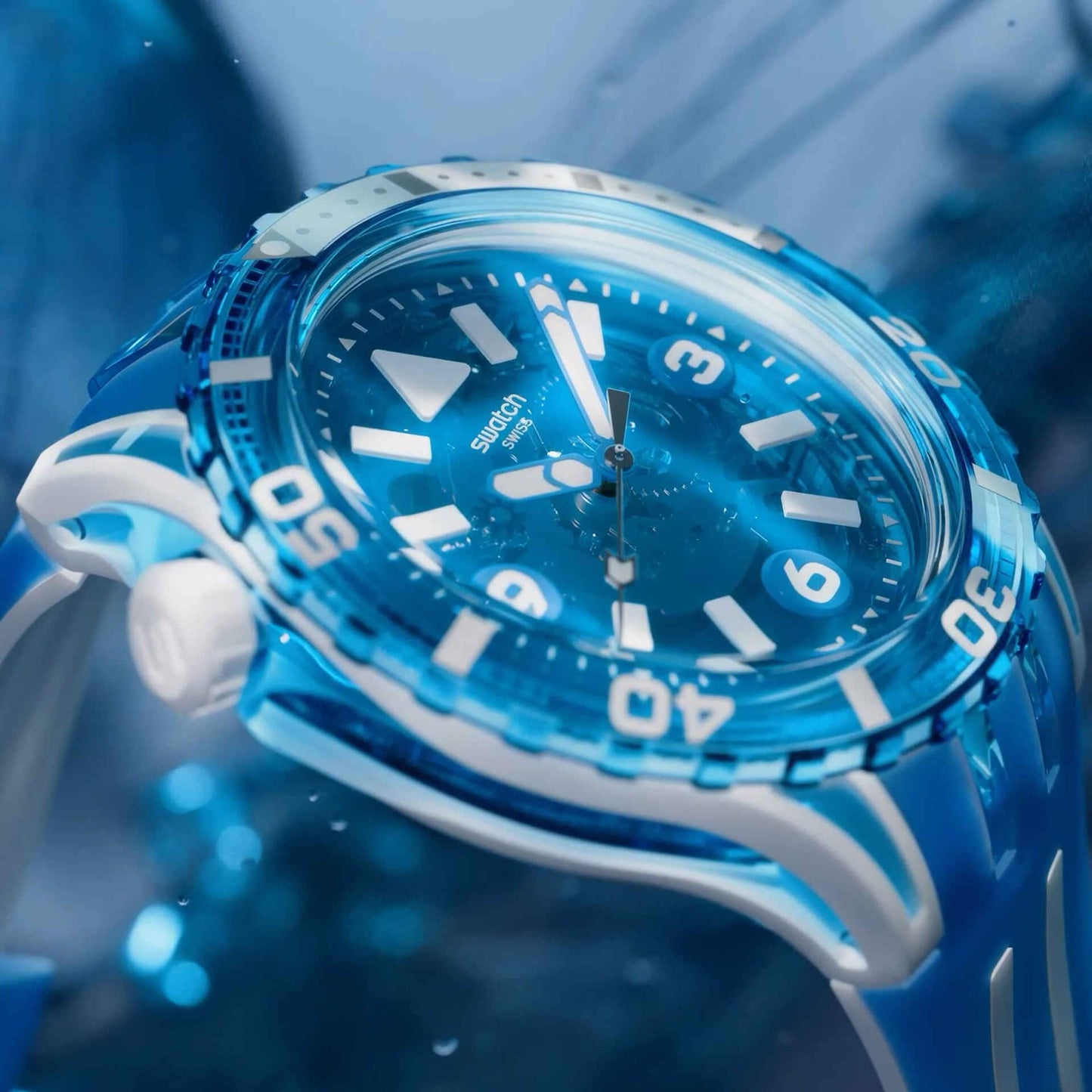 SWATCH Blue Fire 44mm
