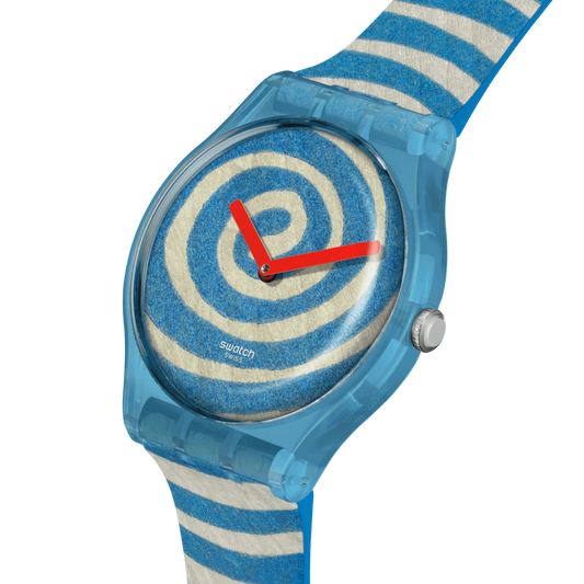SWATCH x Tate Bourgeois's Spirals 41mm