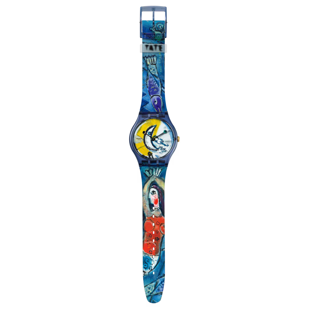 SWATCH x Tate Chagall's Blue Circus 41mm