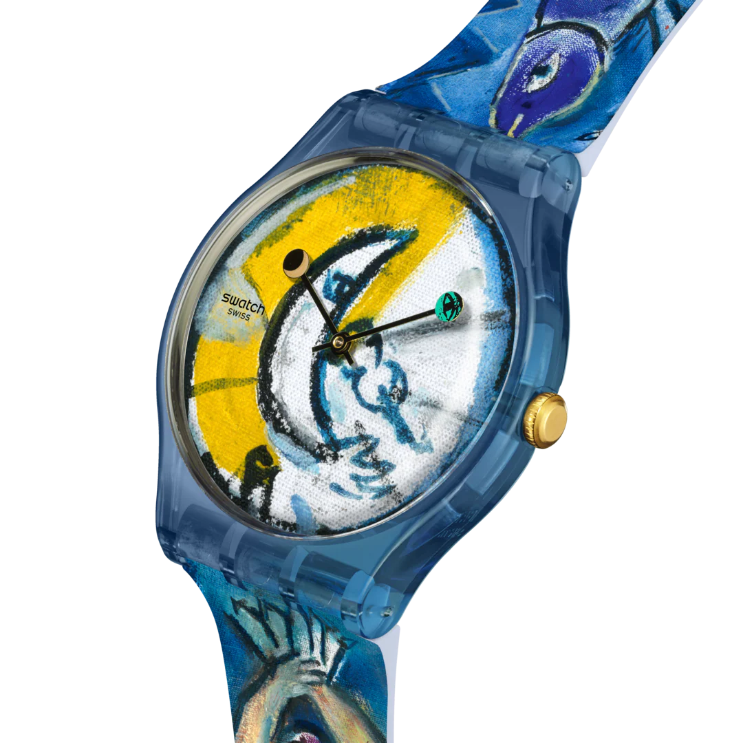 SWATCH x Tate Chagall's Blue Circus 41mm