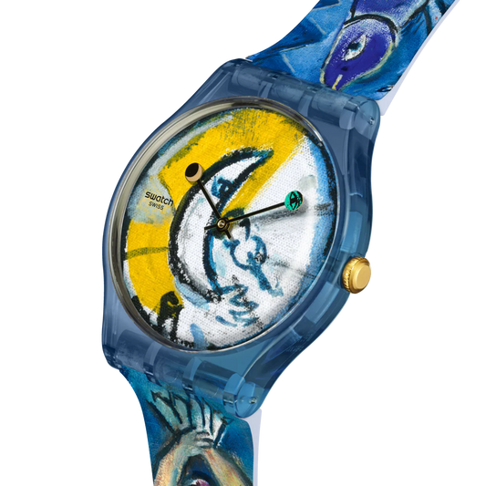 SWATCH x Tate Chagall's Blue Circus 41mm