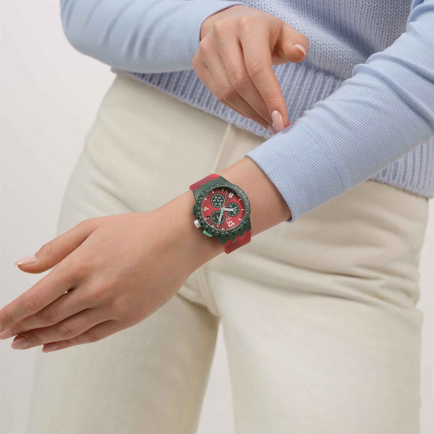 SWATCH Crimson Foliage 42mm