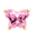 896-10 pink cz butterfly