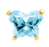 896-3 aqua cz butterfly