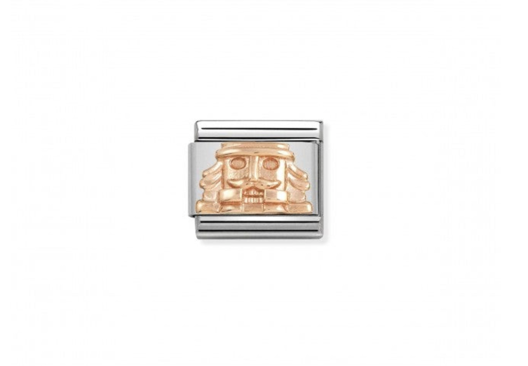 Rose Gold Nutcracker Charm