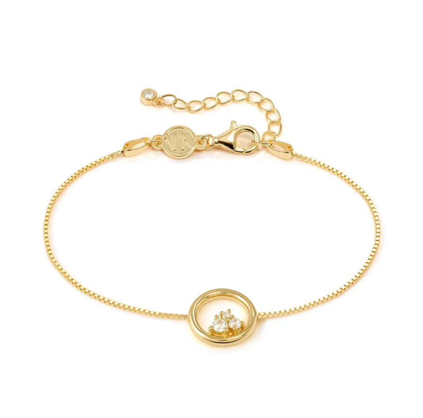 Dream Beats Bracelet with Zirconia Round