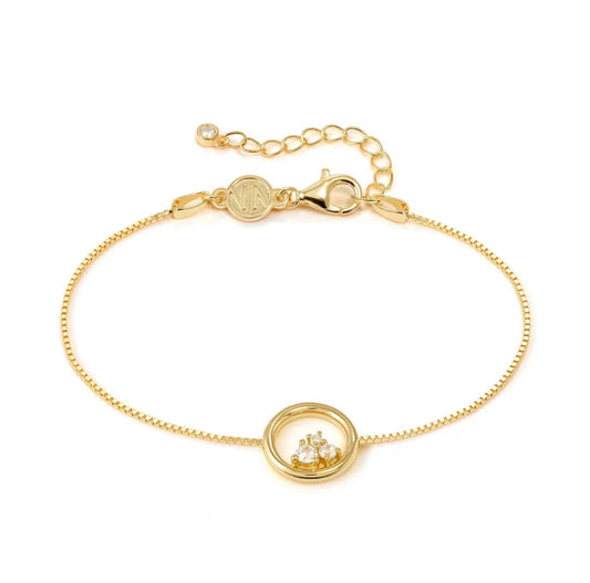 Dream Beats Bracelet with Zirconia Round