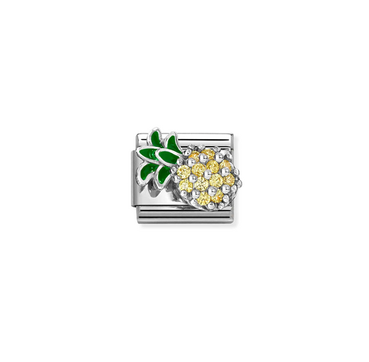 Composable Classic CZ Yellow Pineapple Charm