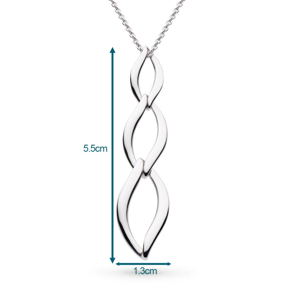 Entwine Twine Link Trio Necklace