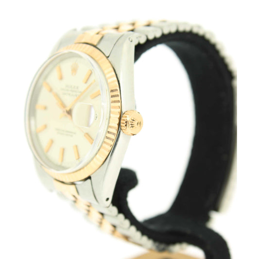 Men's Bi-Metal Rose Gold and Steel DateJust 1601