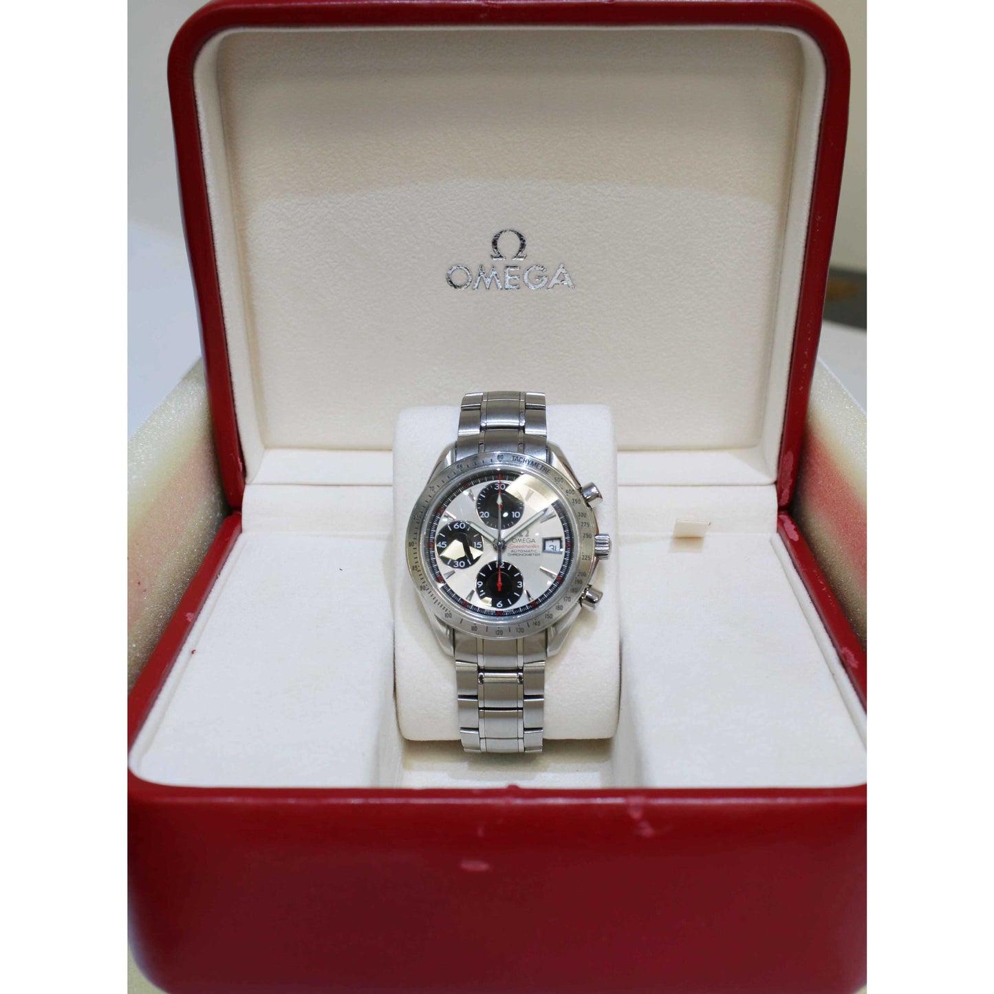 Men's Steel Speedmaster Date Day‑Date 3211.31