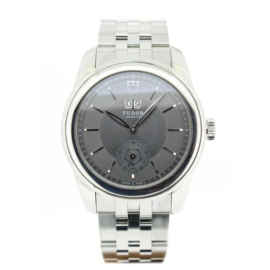 Men's Steel Glamour Double Date M57000