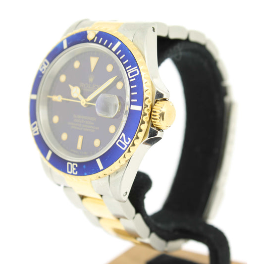 Men's Bi-Metal Submariner | Rare Purple Dial 16613