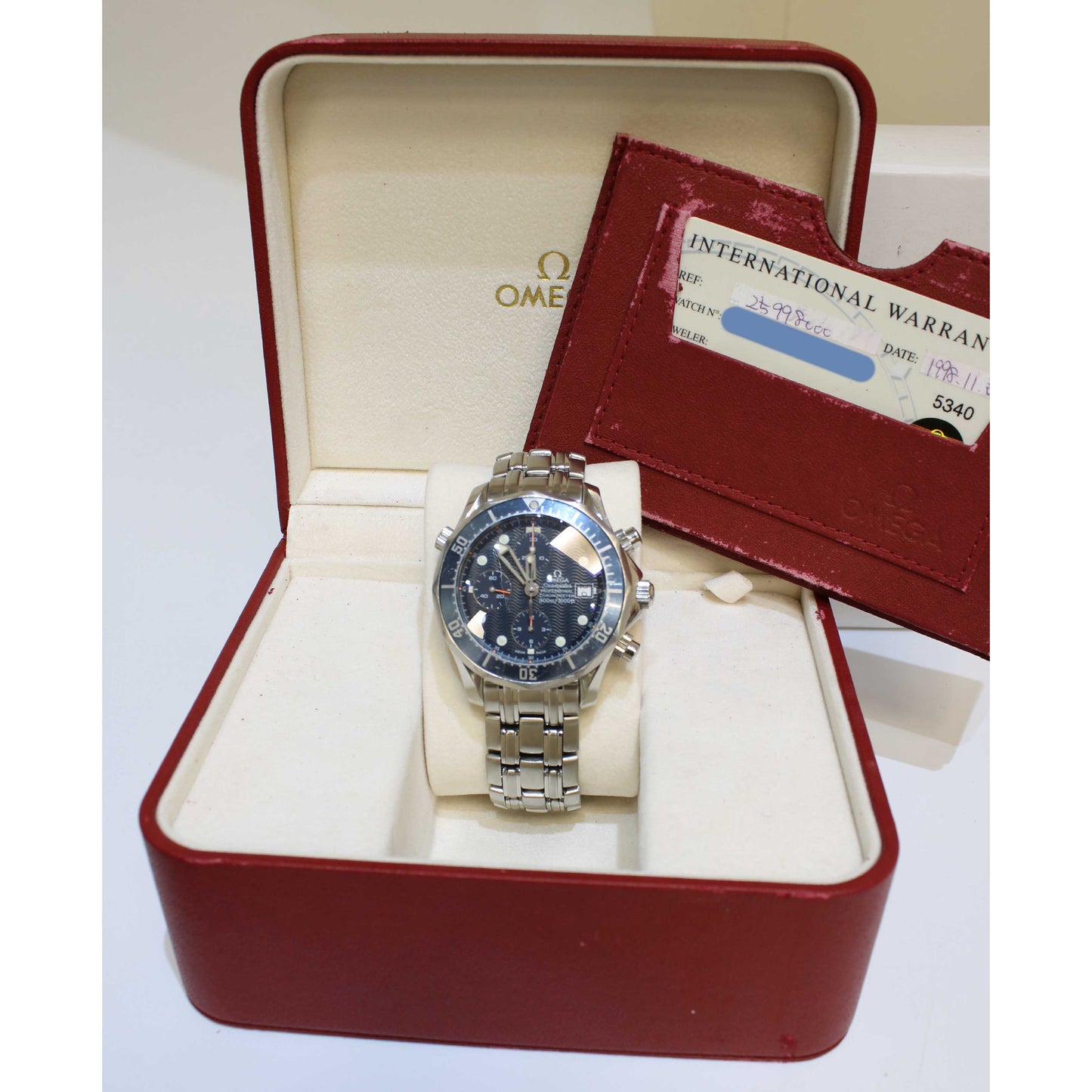 Mens Steel Seamaster Chrono 259980000