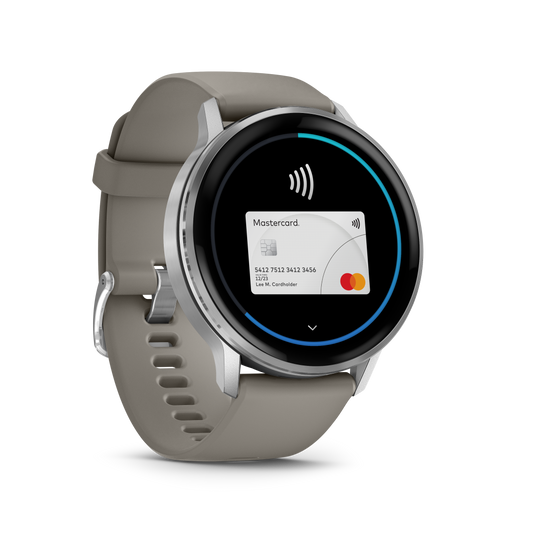 Garmin Venu 4 45mm Silver with Silver Grey Silicone Band