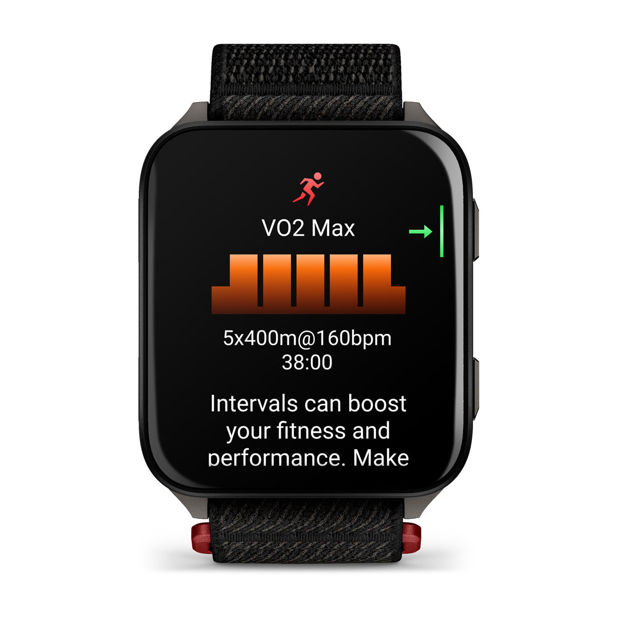 Garmin Venu X1 Black with Slate Titanium Caseback and Black ComfortFit Nylon Band