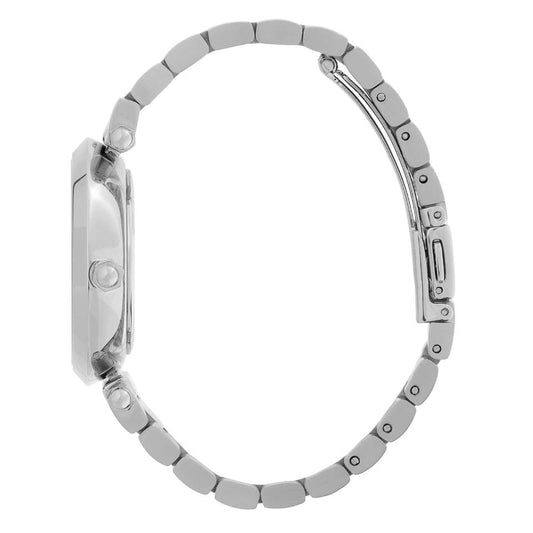Silver Signature Floral Ladies Watch