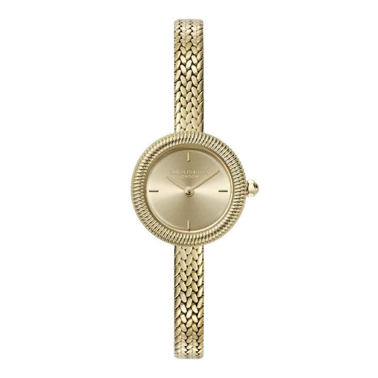 Classic Finery Gold Mesh 20mm Ladies Watch