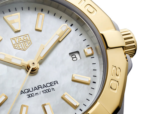 Aquaracer Gold Plated and Stainless Steel Ladies Watch
