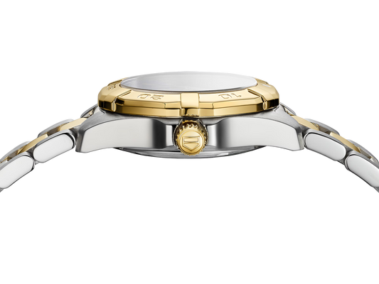 Aquaracer Gold Plated and Stainless Steel Ladies Watch