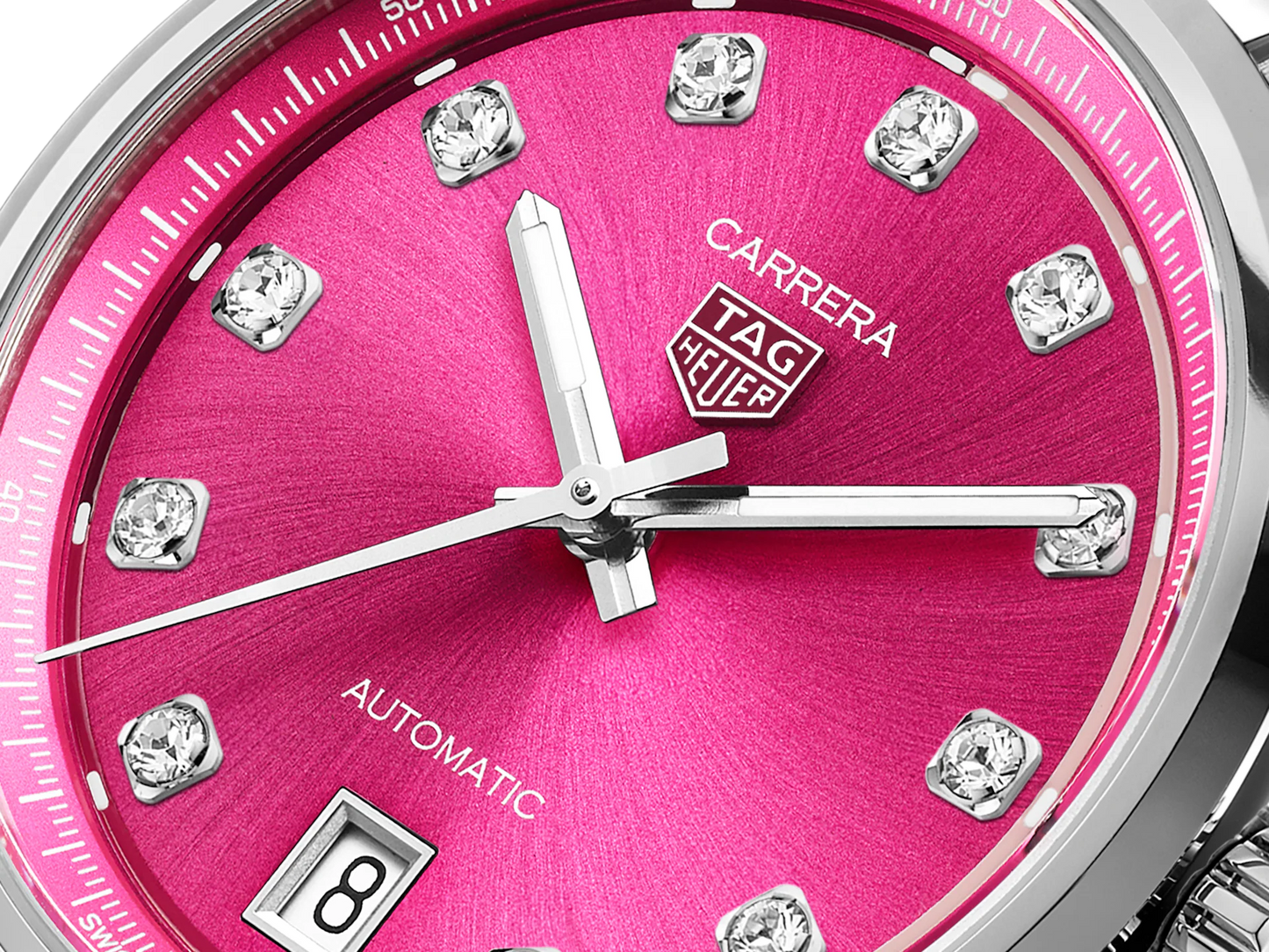 Carrera Date 36mm Diamond Dot Ladies Watch