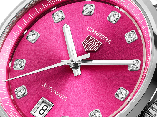 Carrera Date 36mm Diamond Dot Ladies Watch