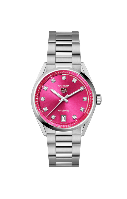 Carrera Date 36mm Diamond Dot Ladies Watch