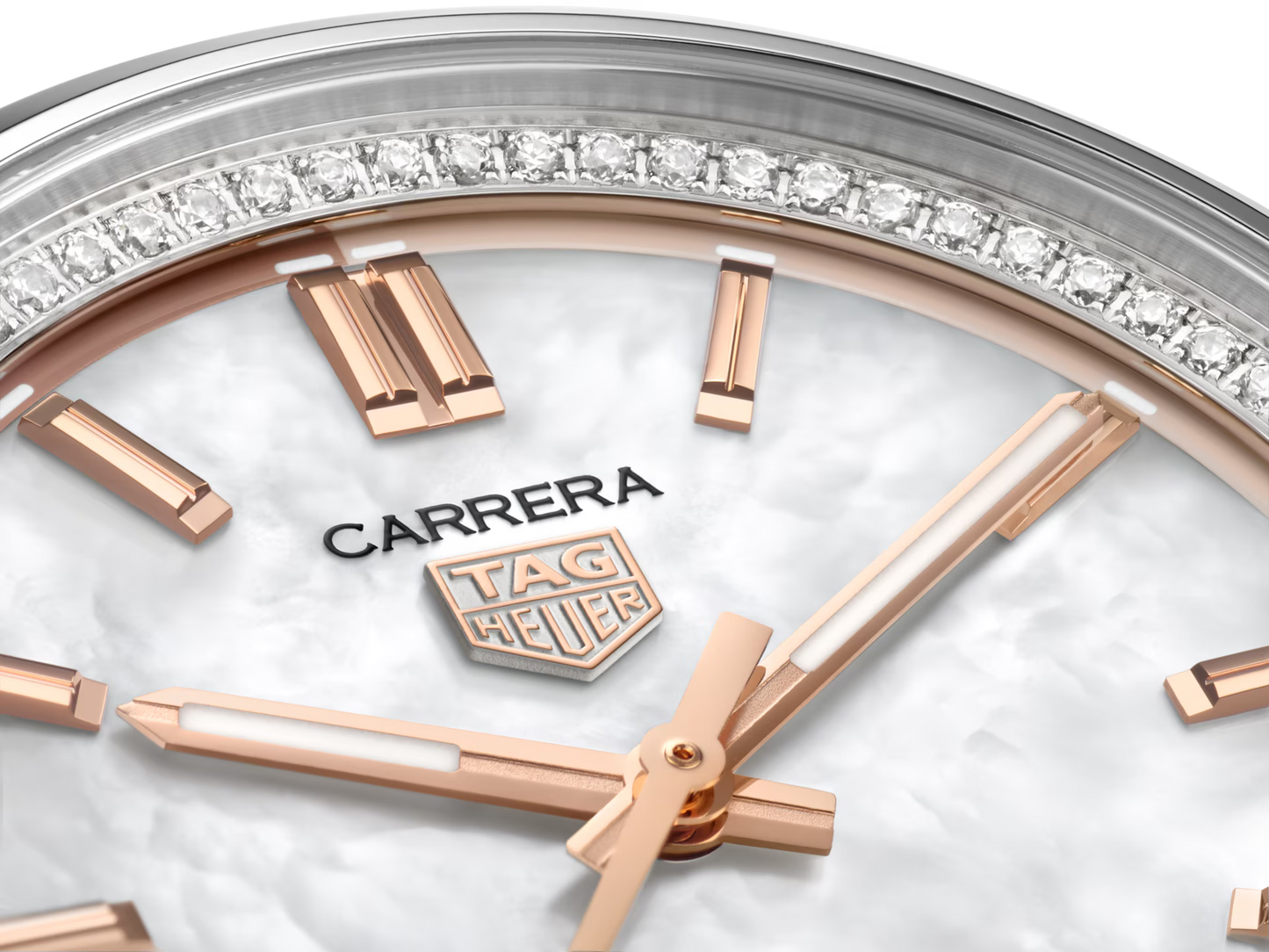 Carrera Date 36mm MOP Dial Ladies Automatic Watch